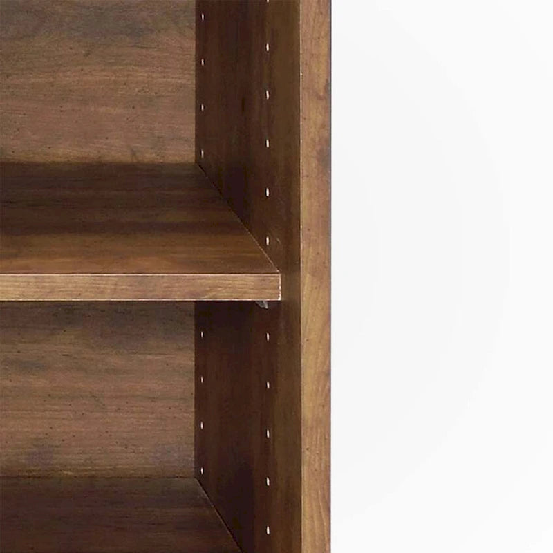 Armario zapatero de madera de roble marrón