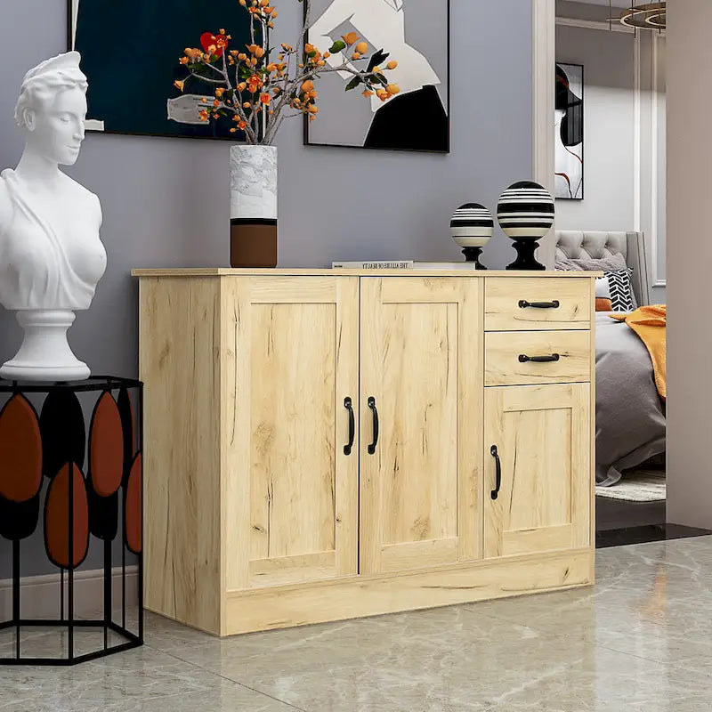43.3 Zoll moderne Holz-Anrichte mit 2 Türen