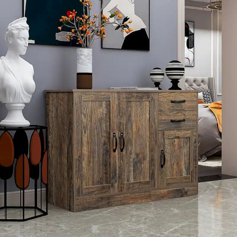 43.3 Zoll moderne Holz-Anrichte mit 2 Türen