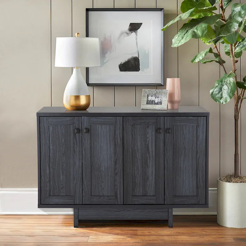 47W-Sideboard, Esszimmerschrank, Anrichte mit Aufbewahrungsschränken