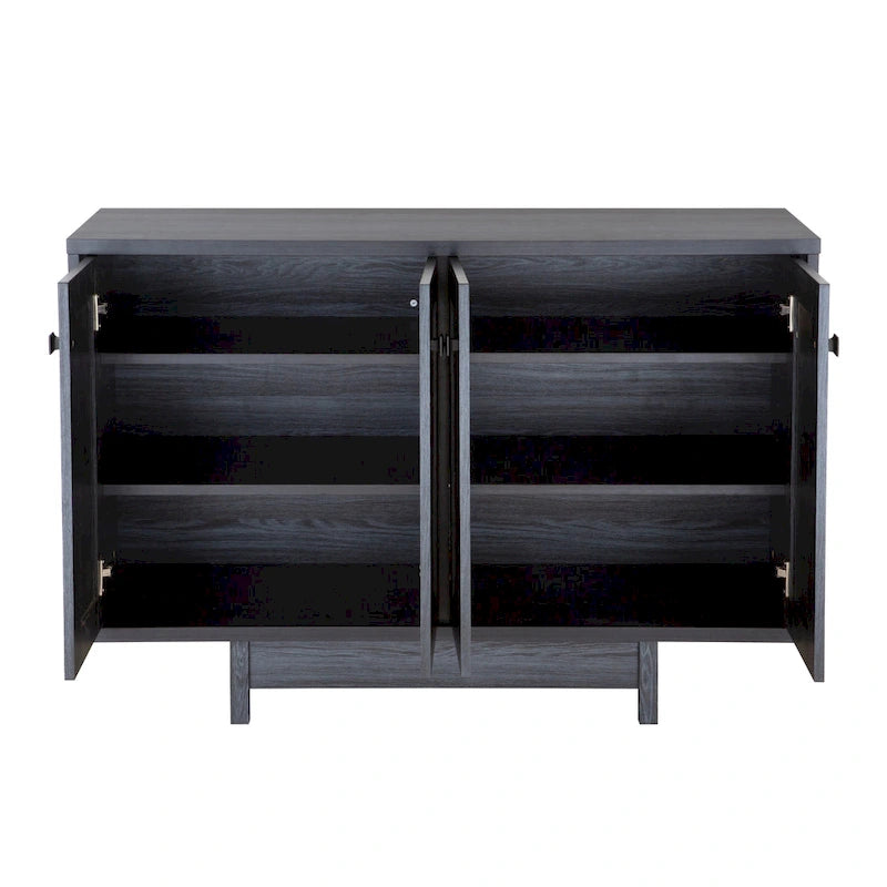 47W-Sideboard, Esszimmerschrank, Anrichte mit Aufbewahrungsschränken