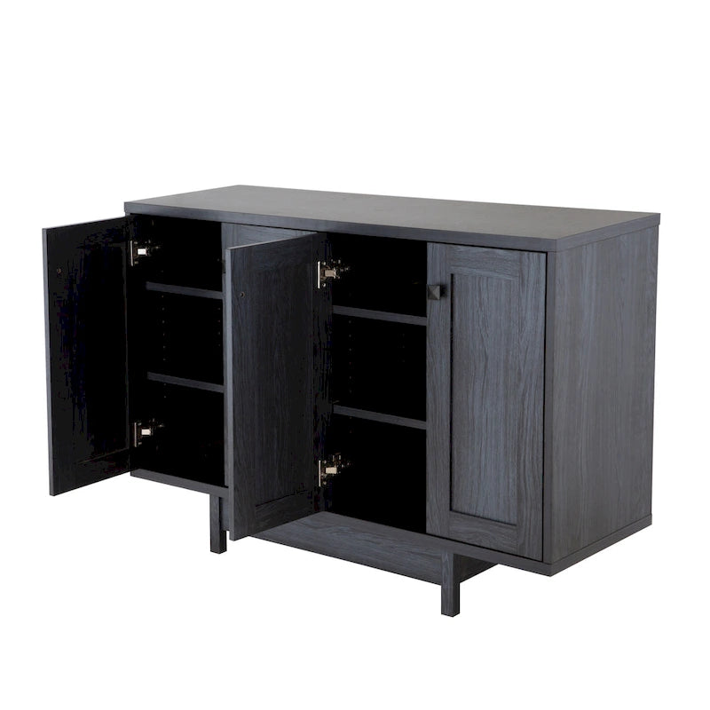 47W-Sideboard, Esszimmerschrank, Anrichte mit Aufbewahrungsschränken