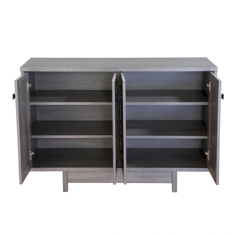 47W-Sideboard, Esszimmerschrank, Anrichte mit Aufbewahrungsschränken