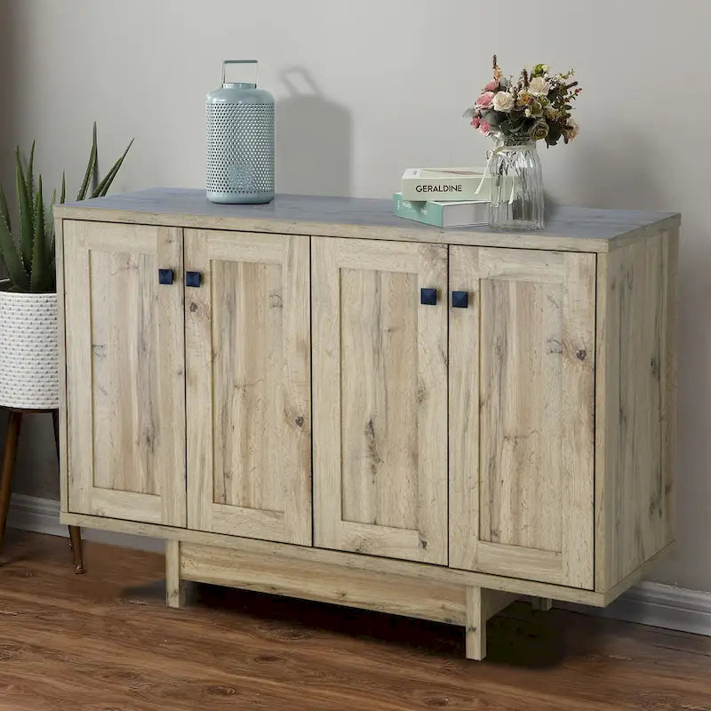 47W-Sideboard, Esszimmerschrank, Anrichte mit Aufbewahrungsschränken