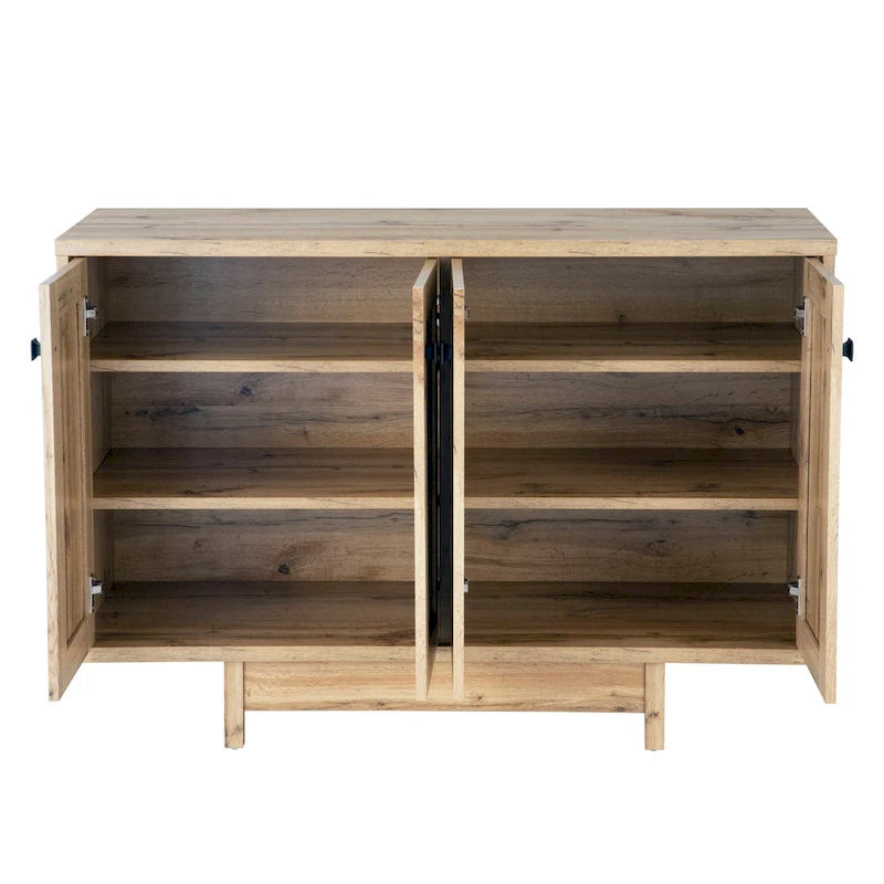 47W-Sideboard, Esszimmerschrank, Anrichte mit Aufbewahrungsschränken