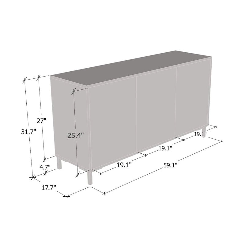Black 150 Sideboard for the Kitchen