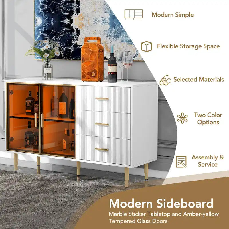 Modernes Sideboard aus MDF