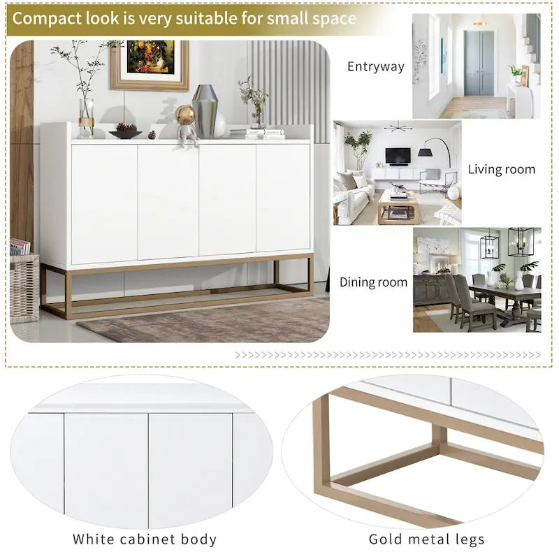 Modernes Sideboard, eleganter Buffetschrank