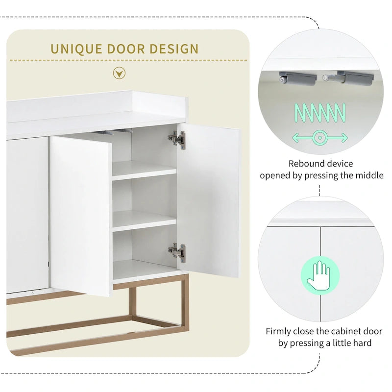 Modernes Sideboard, eleganter Buffetschrank