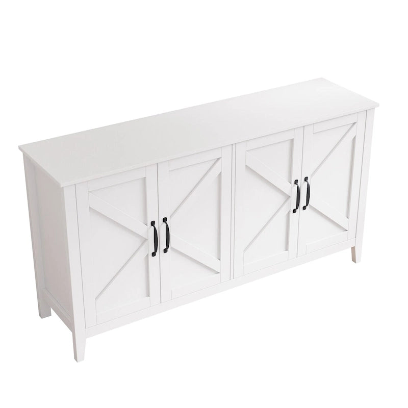 Four-Door Sideboard Storage Cabinet