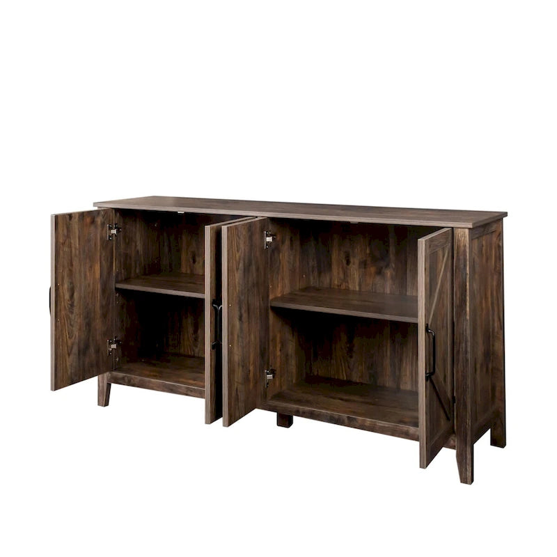 Four-Door Sideboard Storage Cabinet