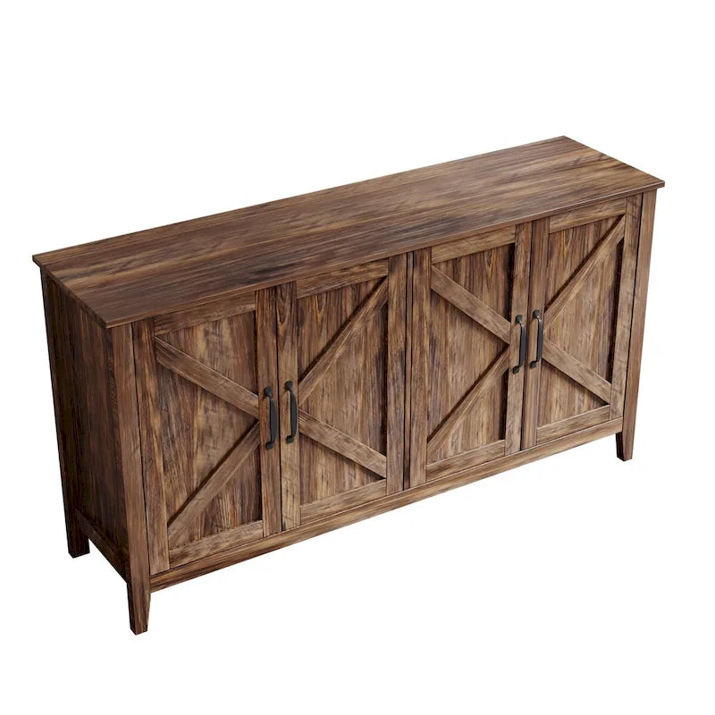 Four-Door Sideboard Storage Cabinet
