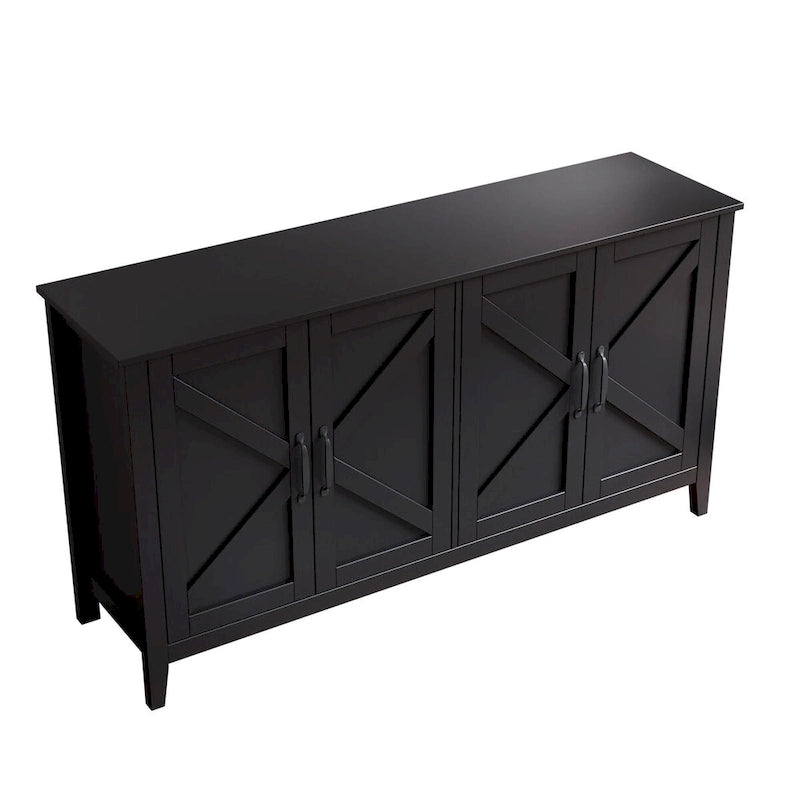 Four-Door Sideboard Storage Cabinet