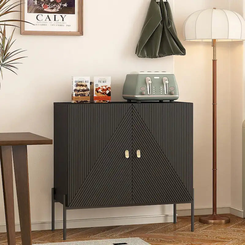 Aparador tipo buffet, mueble para bar de café en casa, con cajones