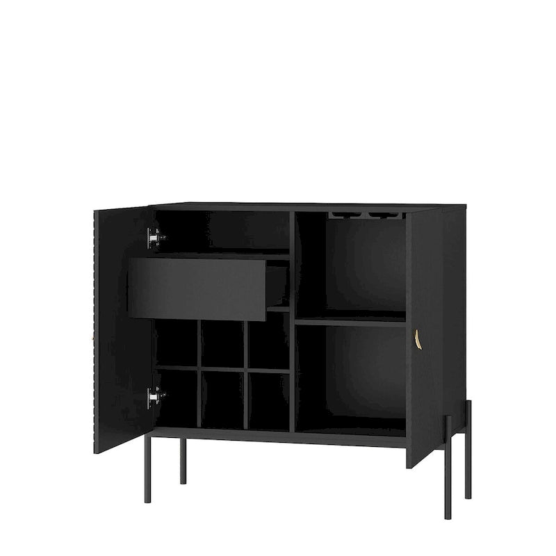Credenza buffet, mobile angolo caffè per casa con cassetti