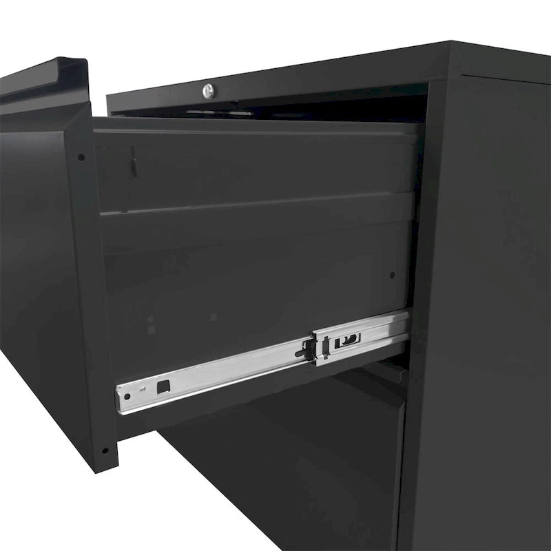 Archivador de tres cajones para almacenamiento de oficina