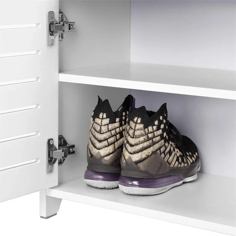 banco zapatero con almacenamiento, mueble zapatero - 13.7D x 39.4W x 19.9H