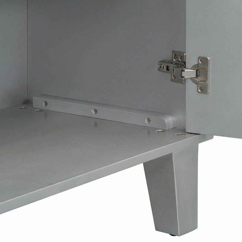 Schrank im Light-Luxury-Stil mit geometrischen Mustern