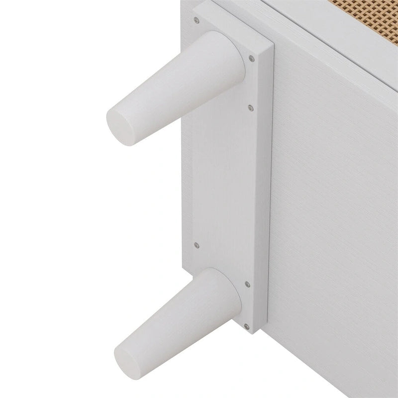 6-Drawers Rattan Storage Cabinet Rattan Drawer,for Bedroom