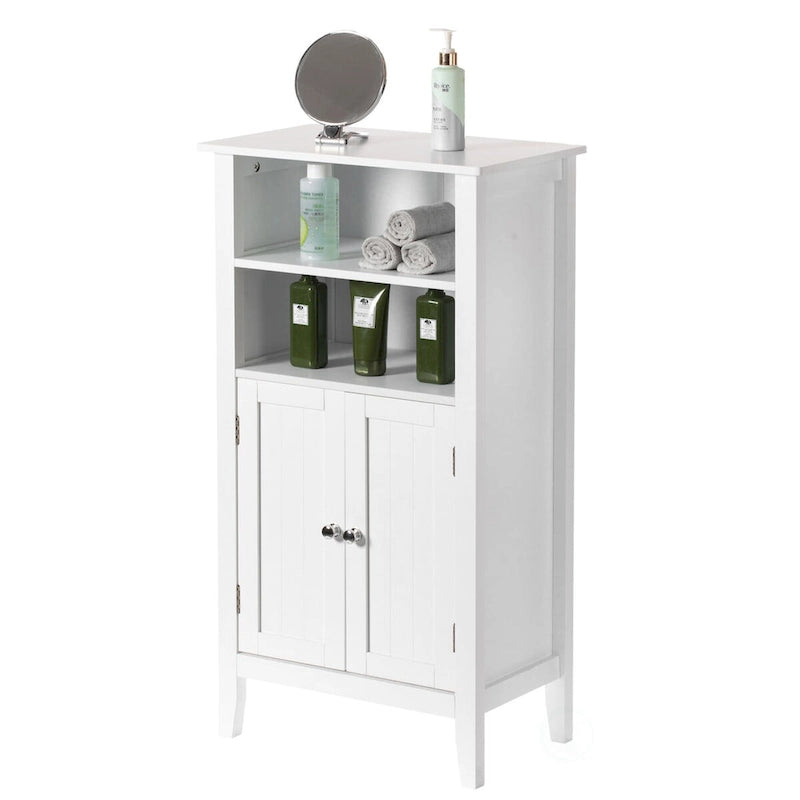 White Bathroom Storage Cabinet for Bedroom, Bathroom, and Vanity