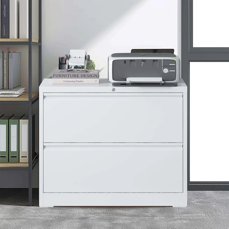 Two-Drawer Filing Cabinet for Home Office Storage