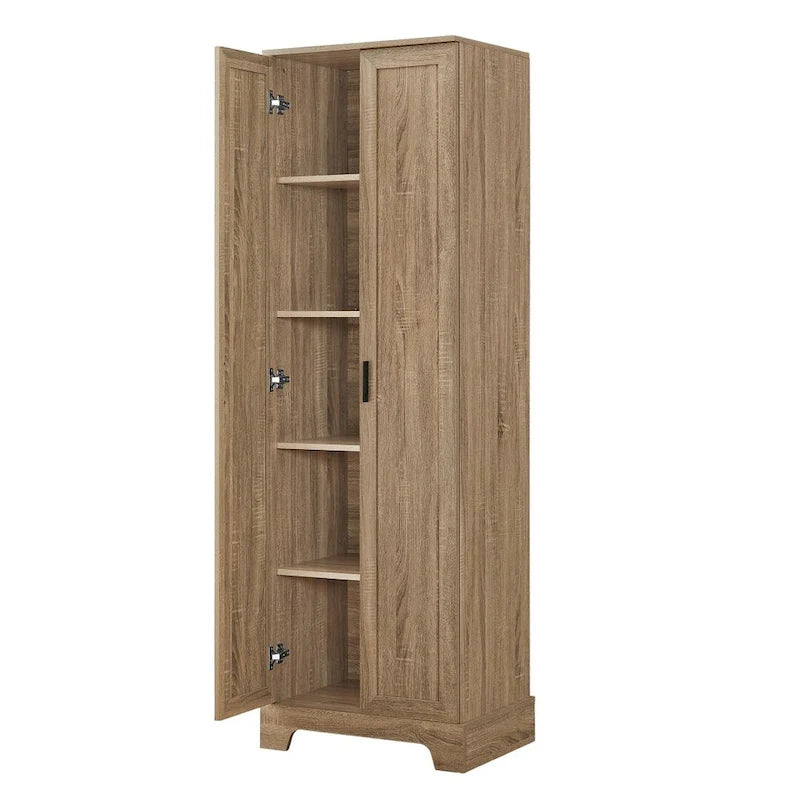 Armario de almacenamiento con puertas para baño