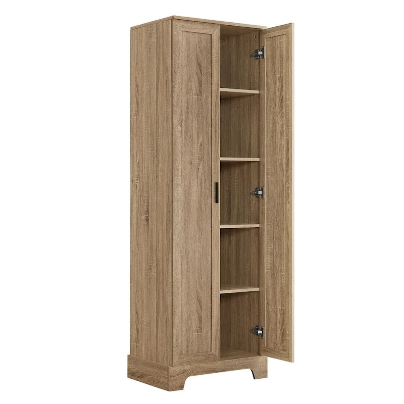 Armario de almacenamiento con puertas para baño