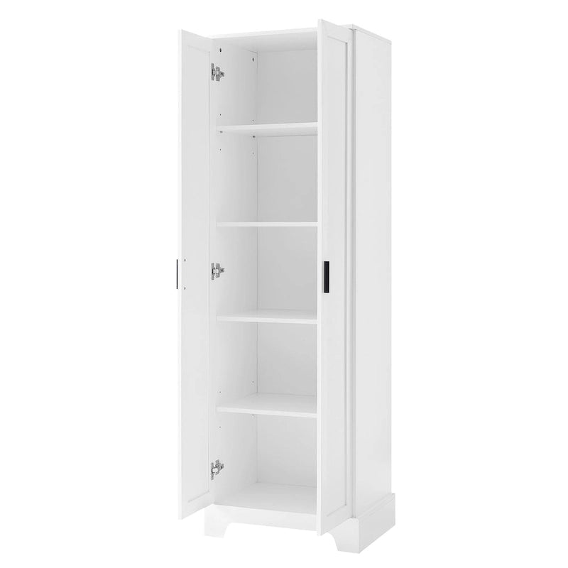 Armario de almacenamiento con puertas para baño