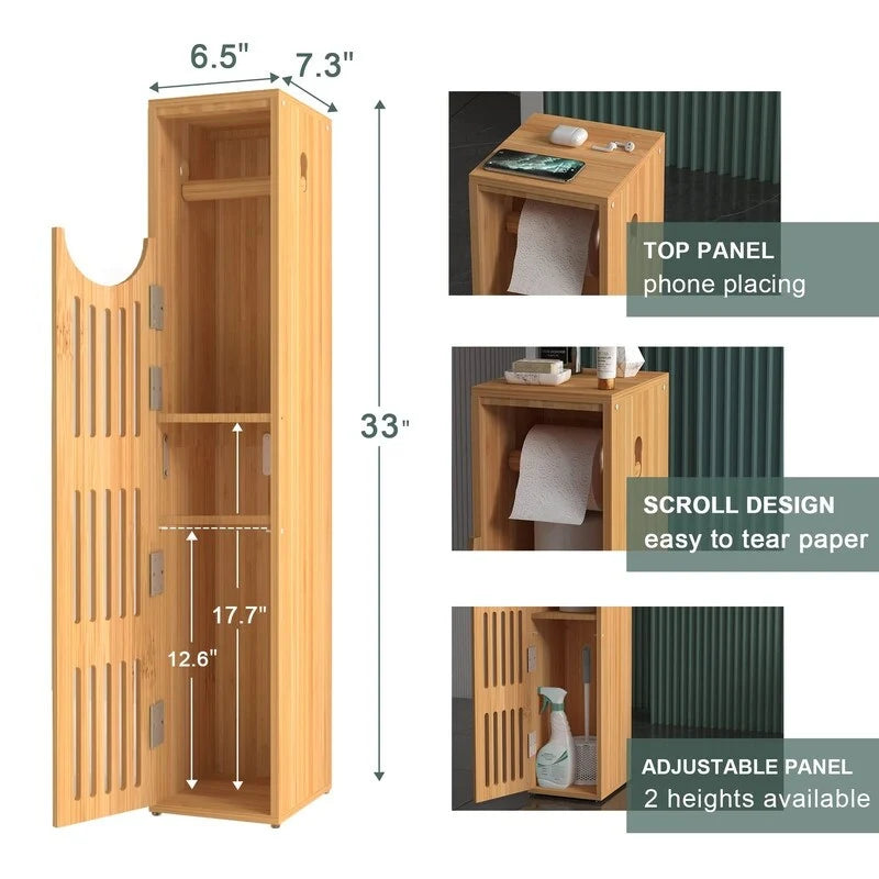Armario para almacenar papel higiénico - 33L x 6.5W