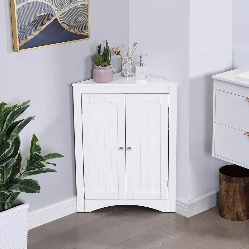 aparador, mueble de esquina, mueble de esquina de suelo para baño con puertas y estantes, cocina, sala de estar