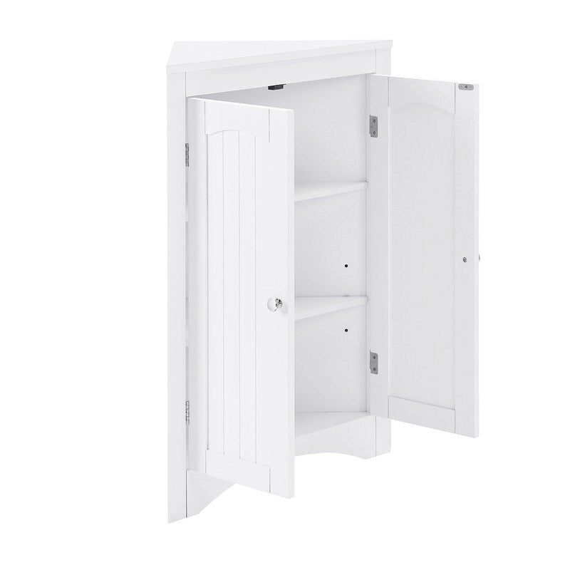 aparador, mueble de esquina, mueble de esquina de suelo para baño con puertas y estantes, cocina, sala de estar