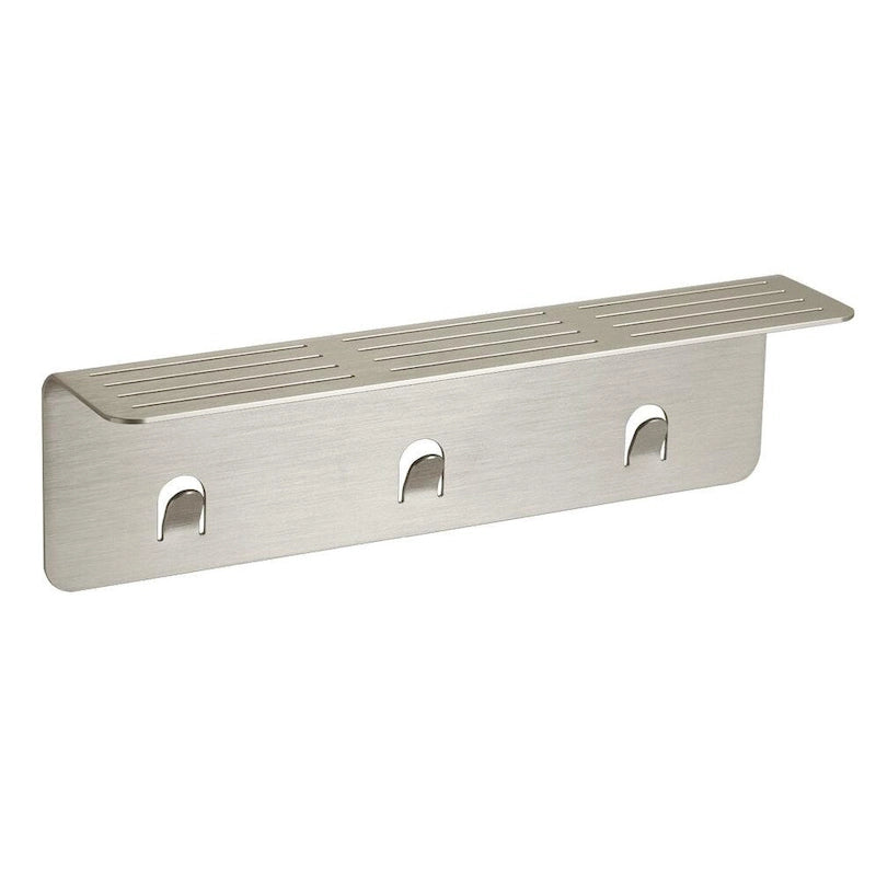 Estante de metal blanco XL para el baño