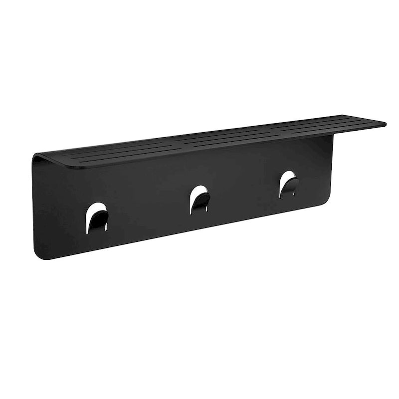 Estante de metal blanco XL para el baño