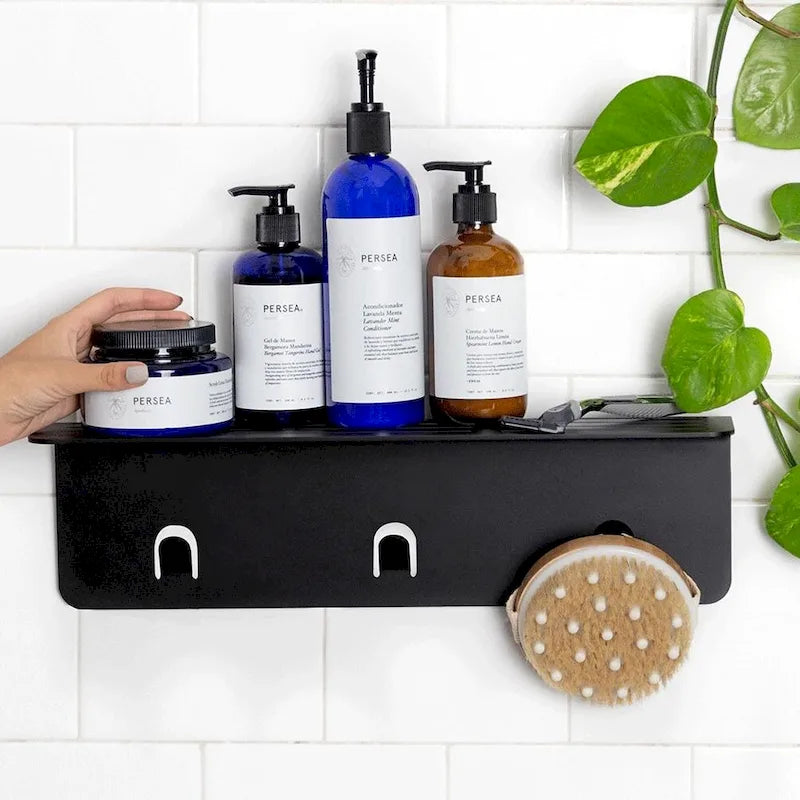 Weißes Metallregal XL für das Badezimmer