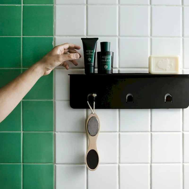 Weißes Metallregal XL für das Badezimmer