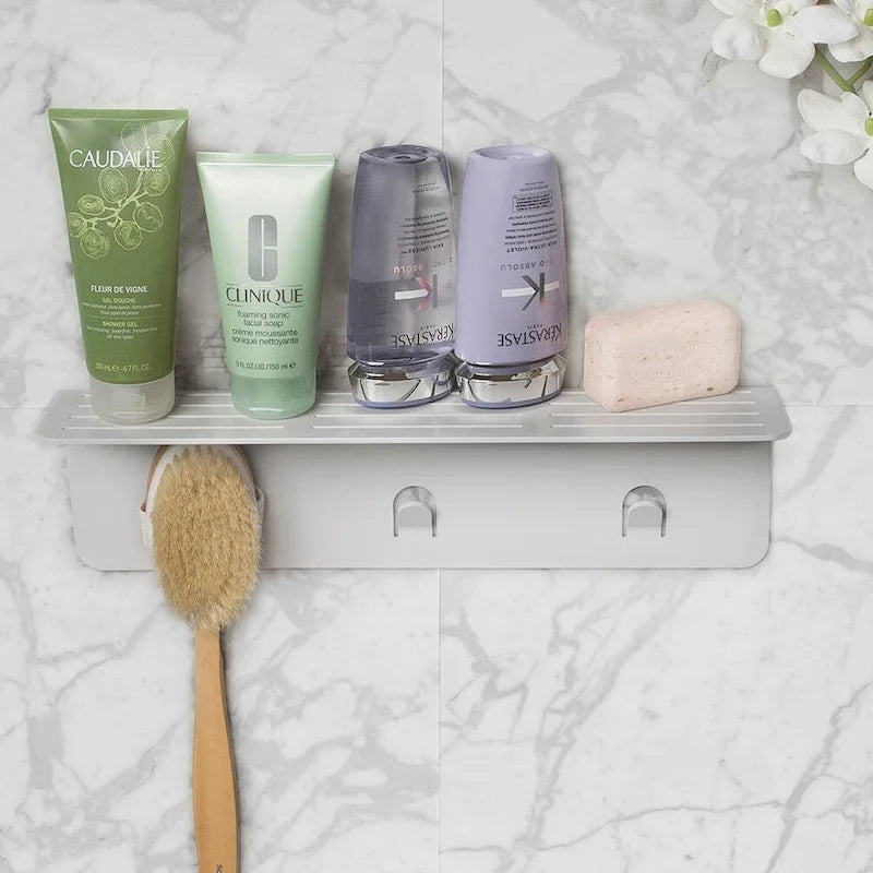 Weißes Metallregal XL für das Badezimmer