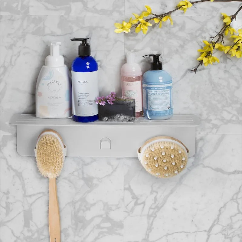 Weißes Metallregal XL für das Badezimmer