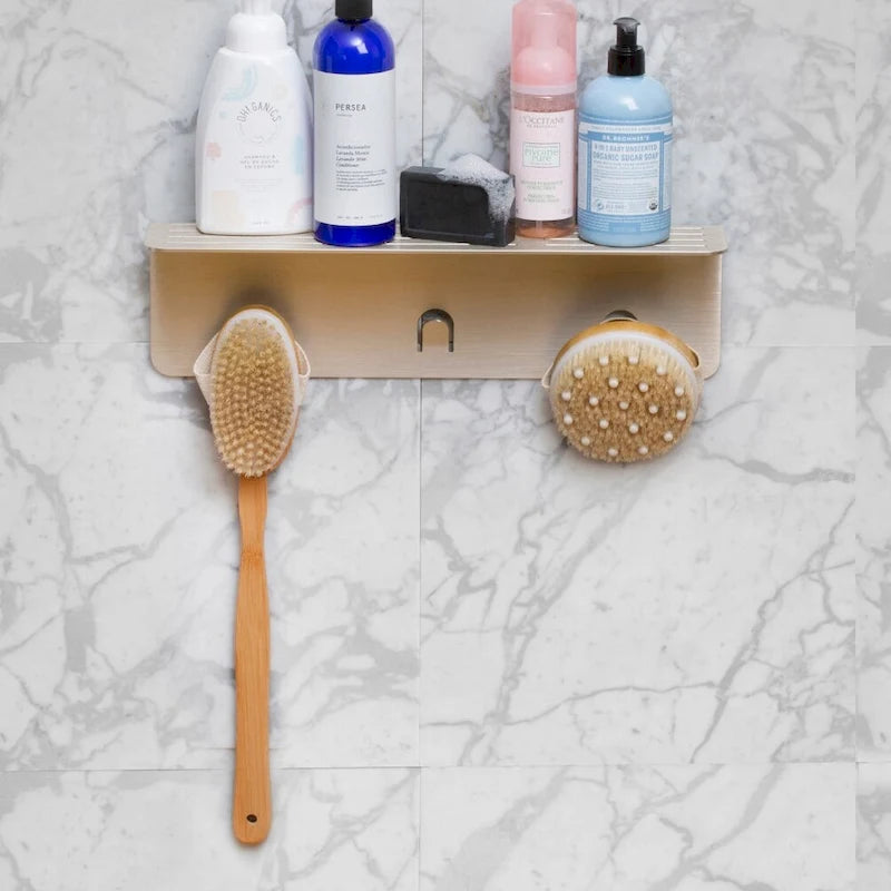 Weißes Metallregal XL für das Badezimmer